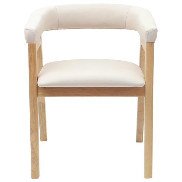 Grote foto vidaxl eettafelstoelen 2 pcs naturel 54 x 57 x 73 cm huis en inrichting stoelen