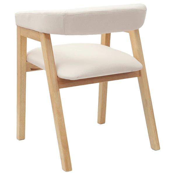 Grote foto vidaxl eettafelstoelen 2 pcs naturel 54 x 57 x 73 cm huis en inrichting stoelen