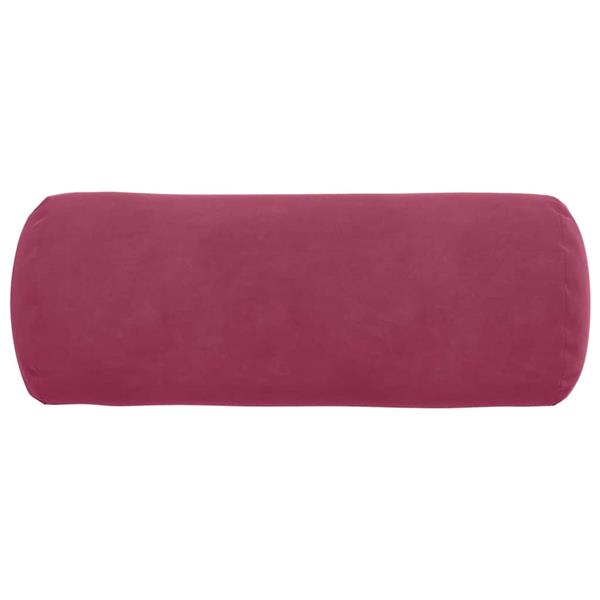 Grote foto vidaxl bolster kussens 2 stuks wijnrood 15 x 40 cm cordstof huis en inrichting woningdecoratie