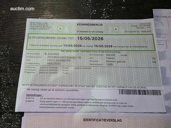 Grote foto iveco s way as440st fp standaard trekker 2023 doe het zelf en verbouw vrachtwagens