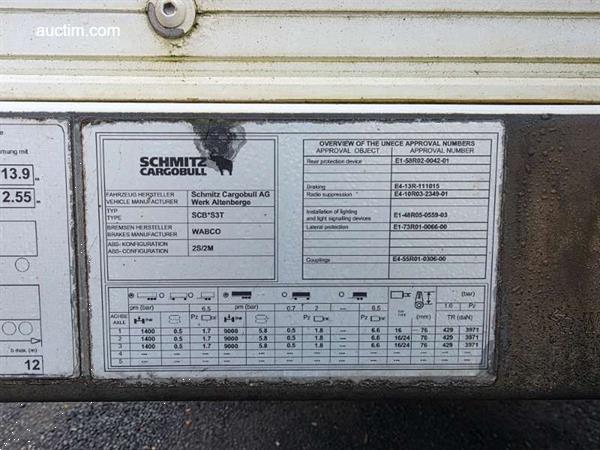 Grote foto schmitz cargobull scb s3t 2014 gesloten oplegger doe het zelf en verbouw opleggers