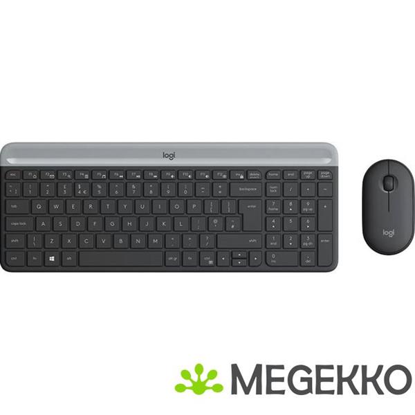 Grote foto logitech mk470 qwerty us computers en software overige computers en software