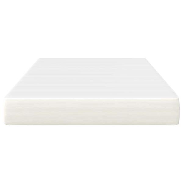 Grote foto vidaxl bedmatras met matras cr me 120 x 200 cm stof antiek en kunst stoelen en banken