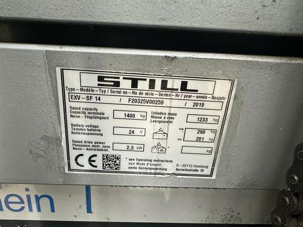 Grote foto vs 22581 elektrische triplex stapelaar still exv sf 14 5.316mm doe het zelf en verbouw hefwerktuigen