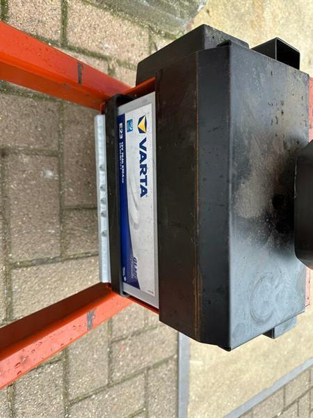 Grote foto vs 22590 semi elektrische schaar hoogheffer 800mm werktafel doe het zelf en verbouw hefwerktuigen