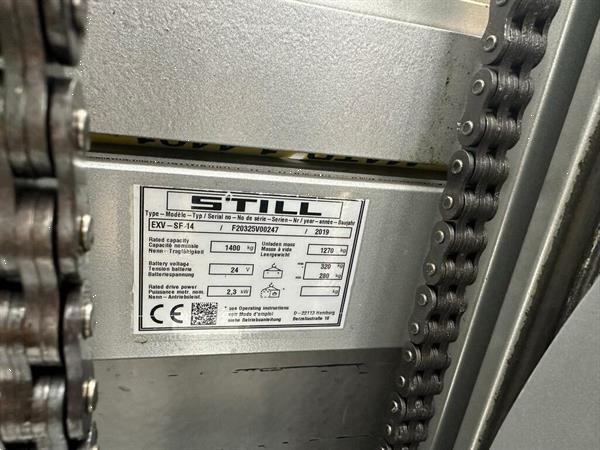 Grote foto vs 22580 elektrische triples stapelaar still exv sf 14 5.016mm doe het zelf en verbouw hefwerktuigen