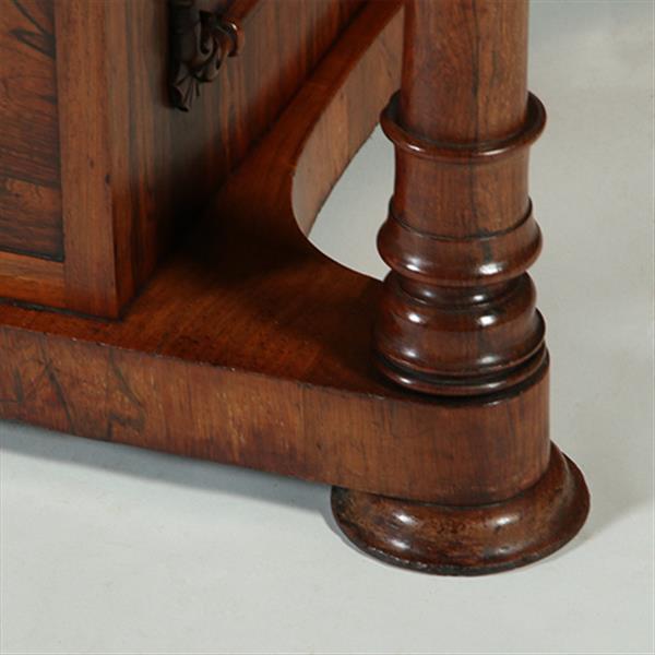 Grote foto palissander davenport met zuilen klein geheim vakje en uitklapbare inktpothouder no.351915 antiek en kunst overige in antiek gebruiksvoorwerpen