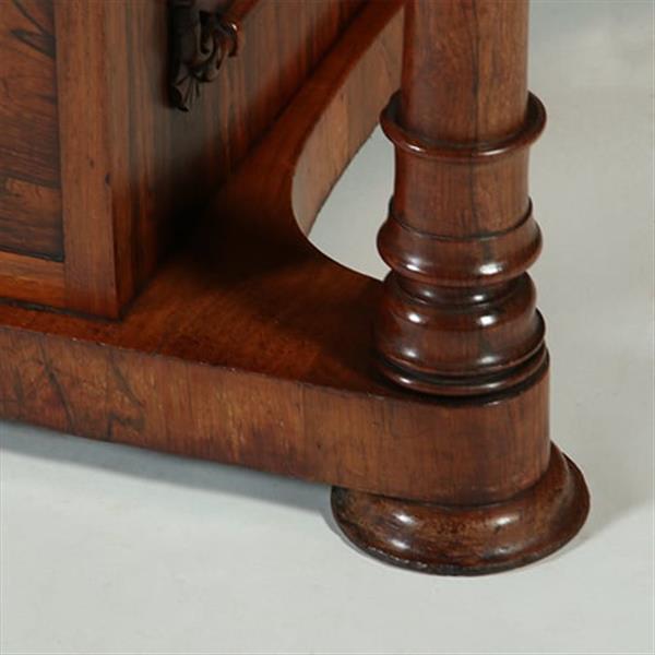 Grote foto palissander davenport met zuilen klein geheim vakje en uitklapbare inktpothouder no.351915 antiek en kunst overige in antiek gebruiksvoorwerpen