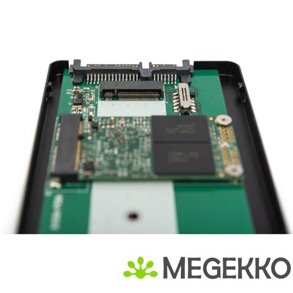 Grote foto assmann electronic da 71118 behuizing voor opslagstations m.2 computers en software overige computers en software