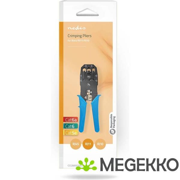 Grote foto nedis krimptang cat rj snijden en strippen tang computers en software overige computers en software