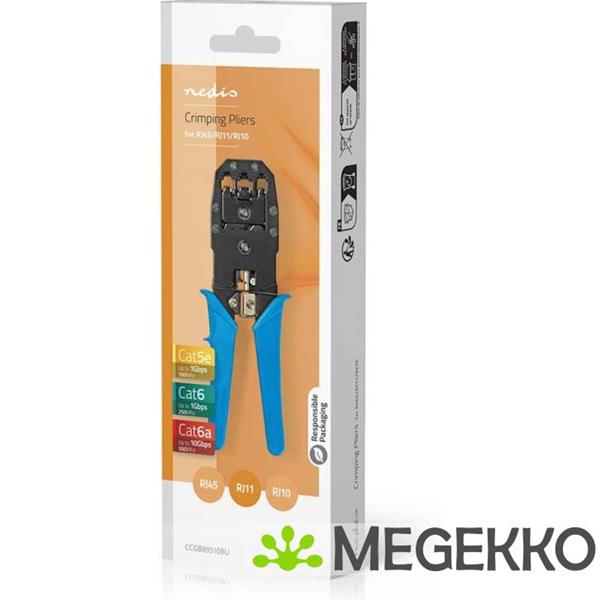 Grote foto nedis krimptang cat rj snijden en strippen tang computers en software overige computers en software