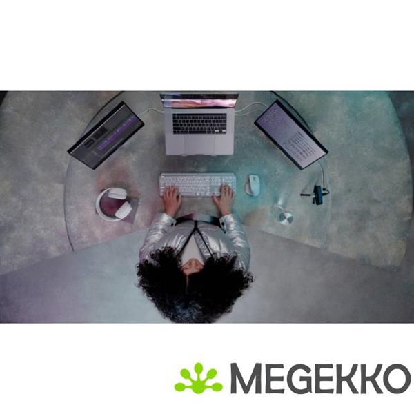 Grote foto logitech mx keys s grijs toetsenbord draadloos wit computers en software toetsenborden