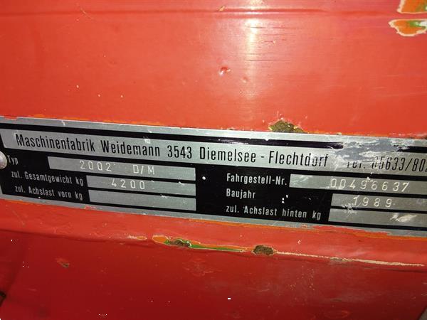 Grote foto weidemann 2002 d m minishovel agrarisch shovels