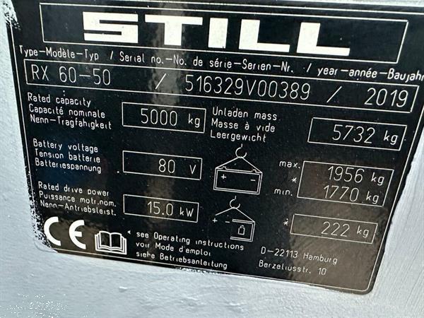 Grote foto vs 22545 elektrische triplex heftruck still rx60 50 agrarisch heftrucks