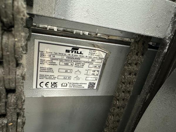 Grote foto vs 22546 elektrische stapelaar still 3516mm bj2022 doe het zelf en verbouw hefwerktuigen