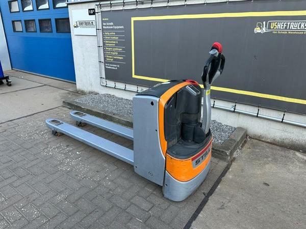 Grote foto vs 22550 elektrische palletwagen still lepels 1800mm doe het zelf en verbouw hefwerktuigen