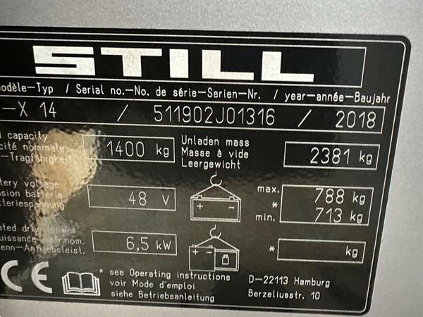 Grote foto vs 22572 reachtruck still fmx14 5150mm bj2018 weing uren doe het zelf en verbouw hefwerktuigen