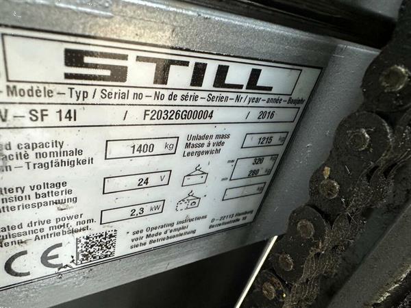 Grote foto vs 22584 elektrische triplex stapelaar still initi le lift doe het zelf en verbouw hefwerktuigen