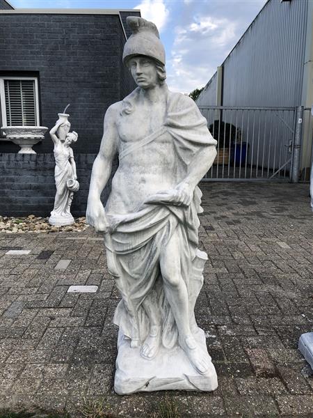 Grote foto beeld achilles 145 cm steen tuin en terras tuindecoratie