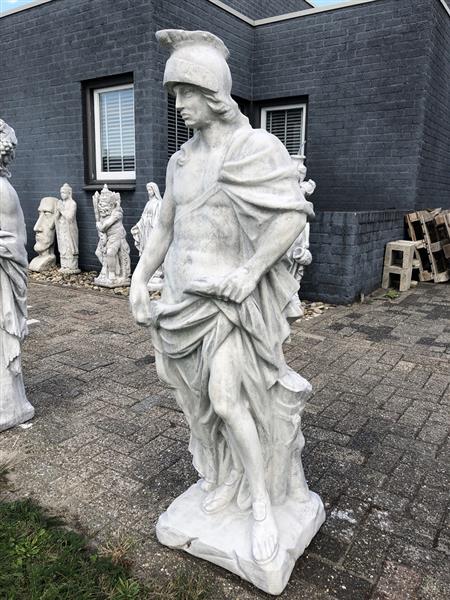 Grote foto beeld achilles 145 cm steen tuin en terras tuindecoratie