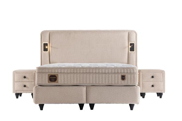 Grote foto opberg boxspring leonardo huis en inrichting bedden