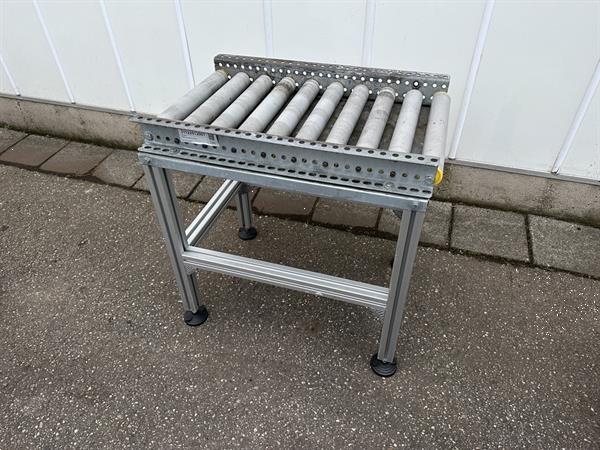 Grote foto tafel van 75 x 50 cm met frame agrarisch transportbanden