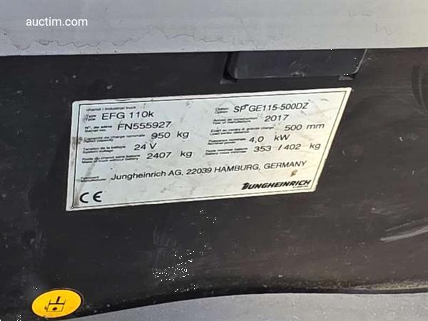 Grote foto jungheinrich efg 110k heftruck 2017 agrarisch heftrucks