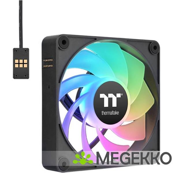Grote foto thermaltake cl f192 pl12sw a koelsysteem voor computers computer behuizing ventilator 12 cm zwart 3 computers en software overige computers en software