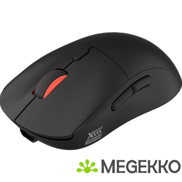 Grote foto genesis nmg 2089 zircon xiii gaming muis ambidextrous rf wireless usb type c zwart computers en software overige computers en software