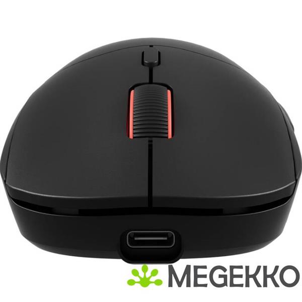 Grote foto genesis nmg 2089 zircon xiii gaming muis ambidextrous rf wireless usb type c zwart computers en software overige computers en software