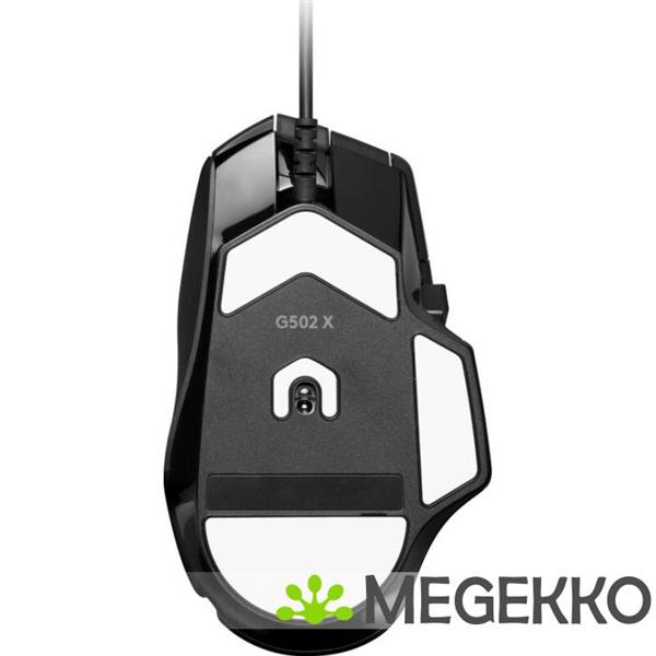 Grote foto logitech g g502 x zwart gaming muis g240 muismat combo computers en software overige computers en software