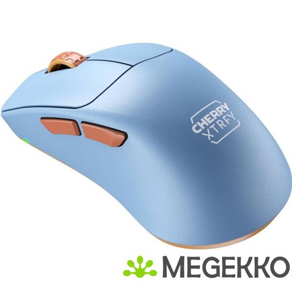 Grote foto cherry xtrfy m64 blauw draadloze gaming muis computers en software overige computers en software