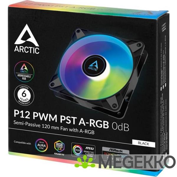 Grote foto arctic p12 pwm pst a rgb computers en software overige computers en software