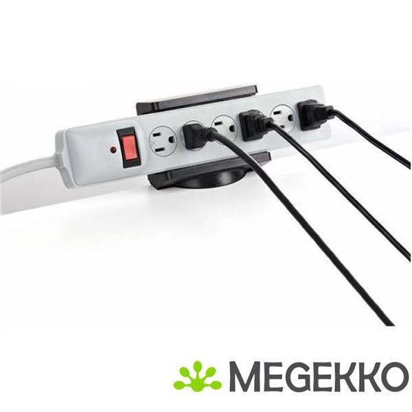 Grote foto startech.com aan bureau te bevestigen stekkerdooshouder computers en software overige computers en software