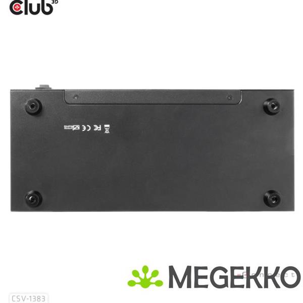 Grote foto club3d 1 to 8 hdmi splitter full 3d and 4k60hz 600mhz computers en software netwerkkaarten routers en switches