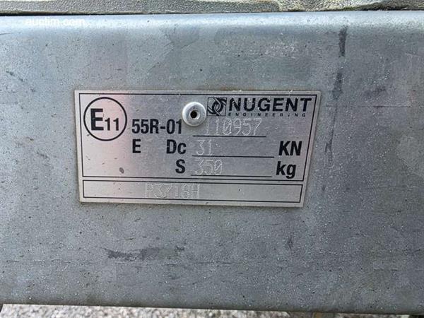 Grote foto machinetransporter nugent p3718h 2024 doe het zelf en verbouw trailers