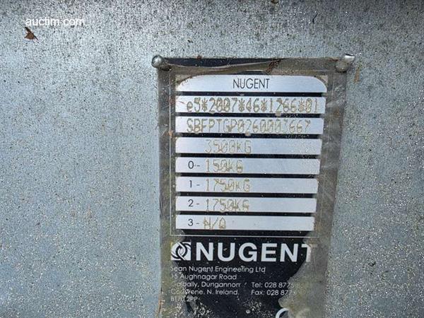 Grote foto machinetransporter nugent p3718h 2024 doe het zelf en verbouw trailers