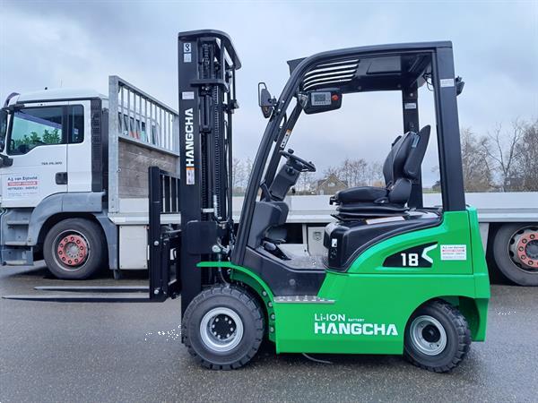 Grote foto hangcha cpd18 1800kg 4 8m triplex mast li ion. agrarisch heftrucks