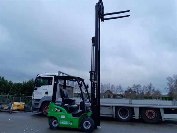 Grote foto hangcha cpd18 1800kg 4 8m triplex mast li ion. agrarisch heftrucks