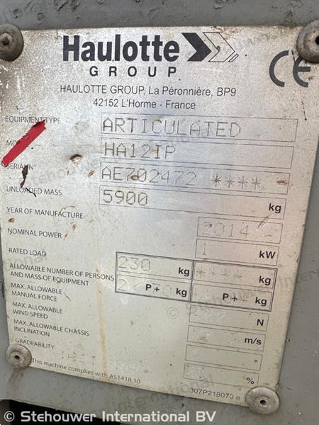 Grote foto haulotte ha12ip doe het zelf en verbouw hoogwerkers