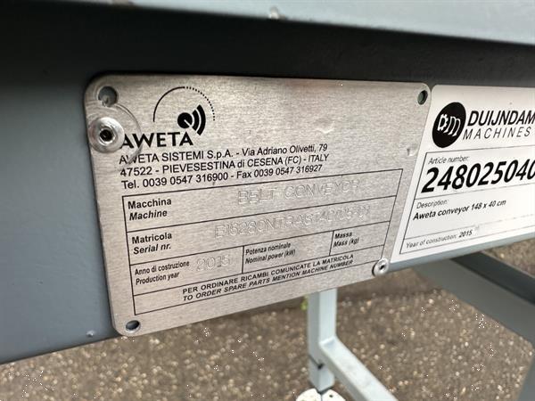 Grote foto aweta transportband 148 x 40 cm agrarisch transportbanden