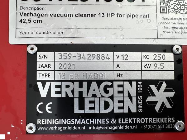 Grote foto verhagen leiden 13pk habbl vacuumzuiger voor pijpleiding tuin en terras water stofzuigers