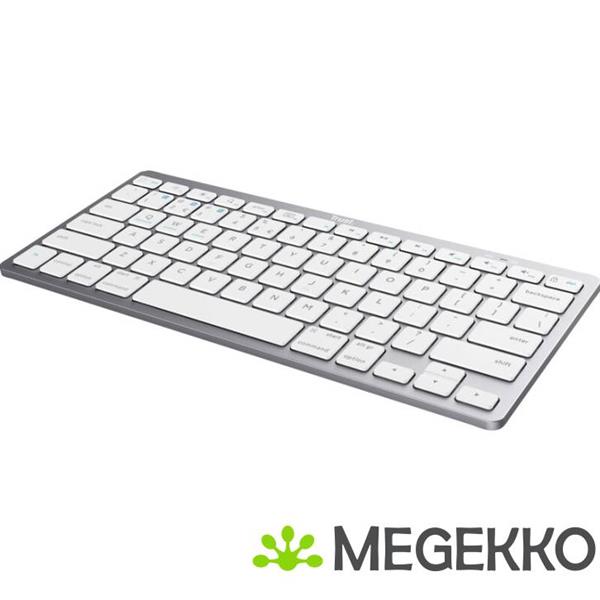 Grote foto trust toetsenbord draadloos wit computers en software toetsenborden