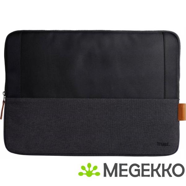 Grote foto trust lisboa laptoptas 16 inch zwart computers en software overige computers en software