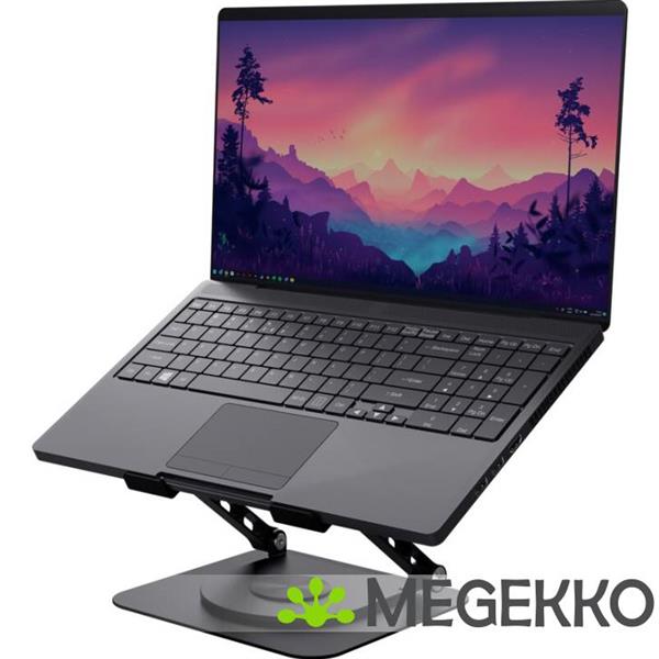 Grote foto trust zeff laptopstandaard zwart 16 inch computers en software overige computers en software