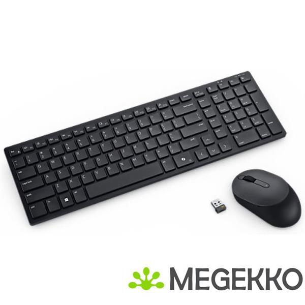 Grote foto dell km555 toetsenbord inclusief muis universeel rf draadloos bluetooth azerty belgisch zwart computers en software overige computers en software