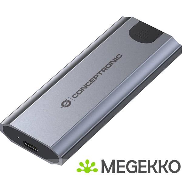 Grote foto conceptronic dante05g behuizing voor opslagstations sdd behuizing grijs m.2 computers en software behuizingen en kasten