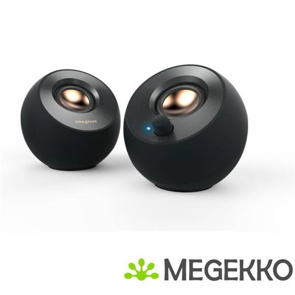 Grote foto creative labs pebble v2 2 weg zwart bedraad 8 w computers en software overige computers en software