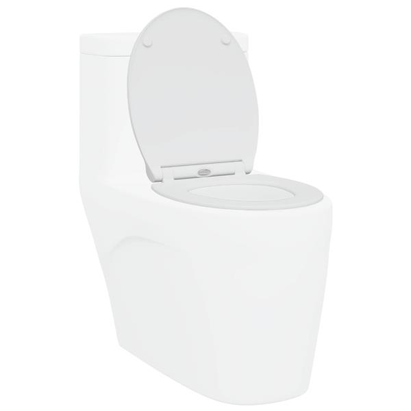 Grote foto vidaxl toiletzitting wit 45 5 x 37 5 x 3 8 cm duroplast doe het zelf en verbouw sanitair