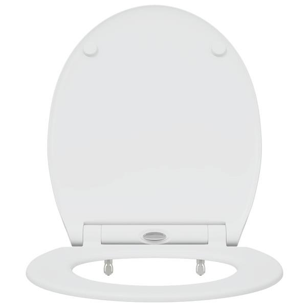 Grote foto vidaxl toiletzitting wit 45 5 x 37 5 x 3 8 cm duroplast doe het zelf en verbouw sanitair